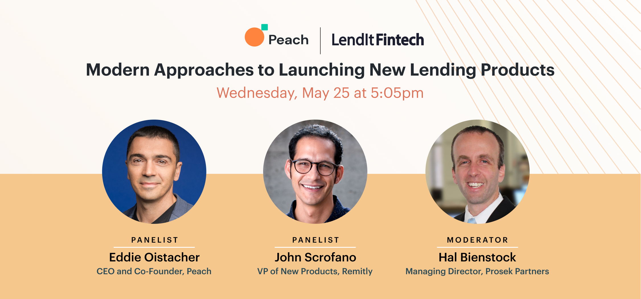 Peach CEO Eddie Oistacher to speak at LendIt Fintech USA